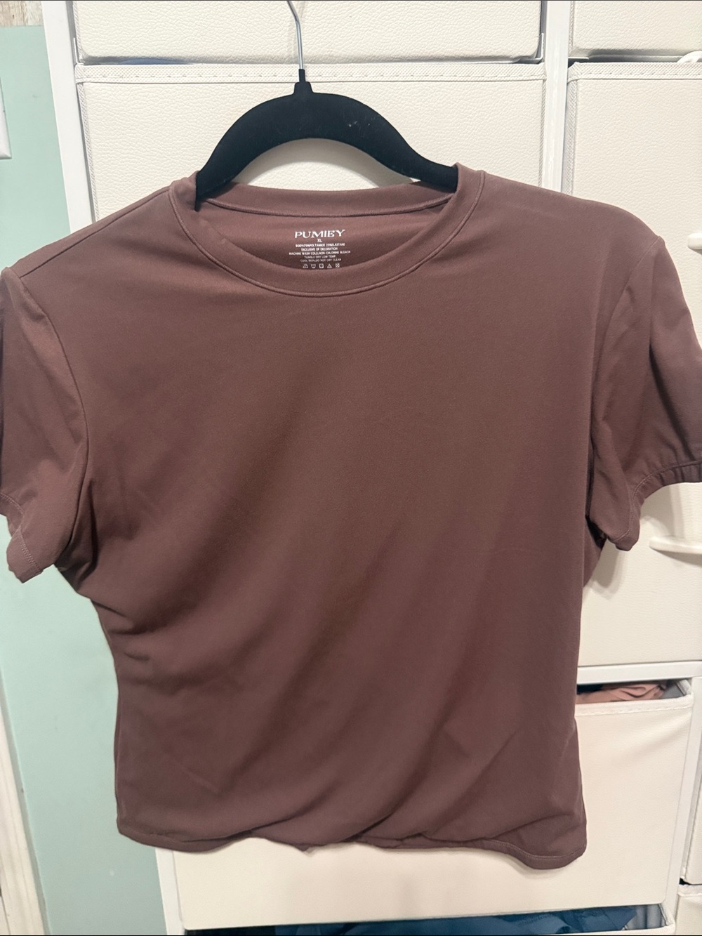 Pumiey Mauve Crewneck Tee